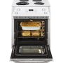 GE - 27 in. Wide 4 Elements 3.0 Cu. Ft. Self-Cleaning Drop-In Electric Range - White - Image 3
