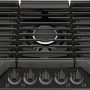 Frigidaire - Gallery 36 in. Wide 5 Burners Built-In Gas Cooktop - Black - Image 1