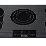 Thor Kitchen - 36 in. Wide 5 Element Electric Cooktop - Black Ceramic Glass - Image 2