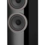 Bowers & Wilkins - 704 S3 Floorstanding Speaker with 1" Tweeter and Two 5" Bass drivers (Each) - Gloss Black - Image 1