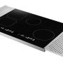 Sharp - 30 in. Wide 4 Element Built-In Induction Cooktop with Four Cooking Zones and Dedicated Timers, Side Accessories Included - Black - Image 2
