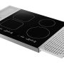 Sharp - 24 in. Wide 4 Element Built-In Induction Cooktop with Four Cooking Zones and Dedicated Timers, Side Accessories Included - Black - Image 2