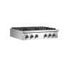 Forno Appliances - 36 in. Wide 6 Burner Cossato Built-In Gas Cooktop with Sealed Burners and LP Conversion Kit - Stainless Steel - Image 2