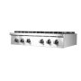 Forno Appliances - 36 in. Wide 6 Burner Cossato Built-In Gas Cooktop with Sealed Burners and LP Conversion Kit - Stainless Steel - Image 3