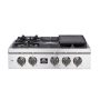 Forno Appliances - 30 in. Wide 5 Burner Spezia Built-In Gas Cooktop with Brass Burners and LP Conversion Kit - Stainless Steel - Image 1