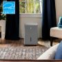 GE - 50-Pint Energy Star Portable Dehumidifier with Smart Dry - Gray - Image 2
