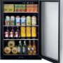 Frigidaire - 4.6 Cu. Ft. 138 12 oz. Can Capacity Beverage Center - Stainless Steel - Image 2