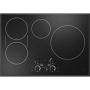 Café - 30 in. Wide 4 Element ENERGY STAR Built-In Touch Control Electric Induction Cooktop with Easy Clean Surface - Black - Image 2