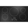 Café - 36 in. Wide 5 Element ENERGY STAR Built-In Touch Control Electric Induction Cooktop with Power Boil - Black - Image 2