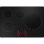GE Profile - 30 in. Wide 4 Element ENERGY STAR Built-In Electric Induction Cooktop with Power Boil - Black - Image 2