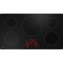GE Profile - 36 in. Wide 5 Element ENERGY STAR Built-In Electric Induction Cooktop with Power Boil - Black - Image 2