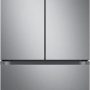 Samsung - 33 in. Wide 25 cu. ft. 3-Door French Door Smart Refrigerator with Beverage Center - Stainless Steel - Image 1