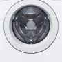 LG - 5.0 Cu. Ft. High-Efficiency Stackable Front Load Washer with 6Motion Technology - White - Image 1