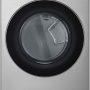 LG - 7.4 Cu. Ft. Stackable Smart Electric Dryer with Steam and Sensor Dry - Graphite Steel - Image 1