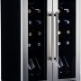 NewAir - 24-Bottle Dual Zone Wine Cooler with French Doors - Stainless Steel - Image 1