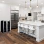 NewAir - 24-Bottle Dual Zone Wine Cooler with French Doors - Stainless Steel - Image 3
