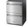 Thor Kitchen - 5.4 Cu. Ft. Indoor Outdoor Refrigerator Drawers - Silver - Image 2
