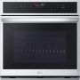 LG - 30" 4.7 Cu. Ft. Built-In Single Electric Convection Smart Wall Oven with Air Fry - Stainless Steel - Image 1