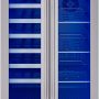 Zephyr - Presrv 24 in. 21-Bottle and 64-Can Wine and Beverage Cooler with Dual Temperature Zone and French Doors - Stainless Steel/Glass - Image 2