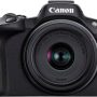 Canon - EOS R50 4K Video Mirrorless Camera 2 Lens Kit with RF-S18-45mm and RF-S55-210mm Lenses - Black - Image 1