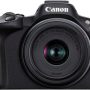Canon - EOS R50 4K Video Mirrorless Camera with RF-S18-45mm f/4.5-6.3 IS STM Lens - Black - Image 1