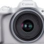 Canon - EOS R50 4K Video Mirrorless Camera with RF-S18-45mm f/4.5-6.3 IS STM Lens - White - Image 1