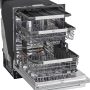 LG - STUDIO 24-in Top Control Smart Built-In Stainless Steel Tub Dishwasher with 3rd Rack, QuadWash Pro and 40dBA - Stainless Steel - Image 2