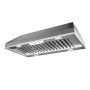 Zephyr - 60 inches - Externally Vented - Range Hood Insert - Stainless Steel - Image 2