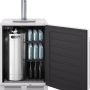 Zephyr - Presrv 5.6 cu. ft. Convertible Outdoor Beer Kegerator with 107-Can Beverage Storage - Stainless Steel - Image 2