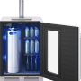 Zephyr - Presrv 5.6 cu. ft. Convertible Beer Kegerator with 107-Can Beverage Storage - Stainless Steel - Image 2