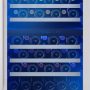Zephyr - Presrv 24 in. 45-Bottle Built in/Freestanding Wine Cooler with Dual Temperature Zone and Reversible Door - Stainless Steel/Glass - Image 1