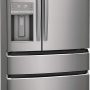 Frigidaire - Gallery 36 in. Wide 26.3 Cu. Ft. 4-Door French Door Refrigerator - Smudge Proof Stainless Steel - Image 3