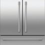 Fisher & Paykel - 36 in. Wide Active Smart 20.1 Cu Ft French Door Refrigerator with Ice - Stainless Steel - Image 1
