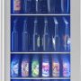 Zephyr - 24 in. Wide Presrv 24 in. 14-Bottle and 266-Can Single Zone Full Size Beverage Cooler - Stainless Steel/Glass - Image 1