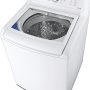 LG - 4.3 Cu. Ft. High-Efficiency Top Load Washer with SlamProof Glass Lid - White - Image 3