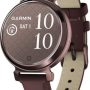 Garmin - Lily 2 Classic Smartwatch 34 mm Anodized Aluminum - Dark Bronze with Mulberry Leather Band - (2024) - Image 1