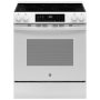 GE - 30 in. Wide 5.3 Cu. Ft. Slide-In Convection Range with Steam Cleaning and EasyWash Tray - Image 1