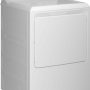 GE - 6.2 Cu. Ft. Dryer with Shallow Depth Design - White with Silver Matte - Image 4