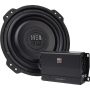 MB Quart - Jeep JL Wrangler Tuned 10" Single-Voice-Coil 2-Ohm Subwoofer with Integrated 400W Amp - Black - Image 1