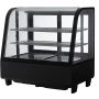 Premium Levella - 3.5 cu. ft. Countertop Refrigerator Display Case - Black - Image 2