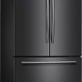Samsung - 36 in. Wide 25.5 Cu. Ft. French Door Fingerprint Resistant Refrigerator - Black Stainless Steel - Image 2