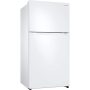 Samsung - 33 in. Wide 21.1 Cu. Ft. Top-Freezer Refrigerator - White - Image 2