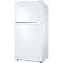 Samsung - 33 in. Wide 21.1 Cu. Ft. Top-Freezer Refrigerator - White - Image 3