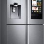 Samsung - 36 in. Wide 22 cu. ft. 4-Door Flex French Door Counter Depth Smart Refrigerator with Family Hub - Stainless Steel - Image 2