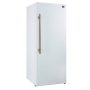Forno Appliances - Maderno 13.6 Cu. Ft. Right Swing Upright Convertible Freezer with Antique Brass Handles - White - Image 4