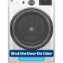 GE - 4.8 Cu. Ft. High-Efficiency Stackable Smart Front Load Washer w/ Odorblock Ultra Fresh Vent System & Microban Technology - White - Image 2