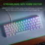 Razer - Huntsman Mini 60% Wired Optical Clicky Switch Gaming Keyboard with Chroma RGB Backlighting - Mercury - Image 2