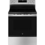GE - 30 in. Wide 5 Elements 5.3 Cu. Ft. Freestanding Electric Range with Crisp Mode and Express Preheat - Stainless Steel - Image 1