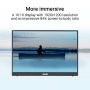 ASUS - ZenScreen 16" FHD+ IPS Portable Monitor with Ergo Kickstand (Mini-HDMI, USB-C) - Black - Image 2