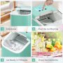26 lbs Countertop LCD Display Ice Maker with Ice Scoop - Image 3